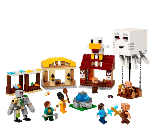 LEGO Minecraft 21273 Atak balonowego Ghasta na wioskę - 1308186 - zdjęcie 3
